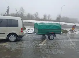 Зображення для оголошення Усиленный прицеп 230*130*500 и другие размеры от завода с доставкой.Тент ПВХ