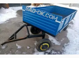 Зображення для оголошення Прицеп причеп причіп двухосный Садок. Груз до 3 т. Откидной. Поворотный