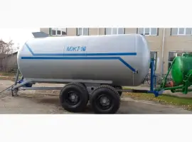 Зображення для оголошення Бочка МЖТ-16 з центробіжним насосом з розкидачем навозу 12-14м та гідравлічною засувкою