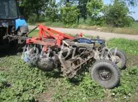 Борона под МТЗ, АДП-2, 5, навесной и прицепной дисковый агрегат, регулировка угла атаки