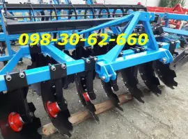 Новинка 100% борона БДФ дисковая навесная БДФ-2.4 Нового образца как на фото (продам)