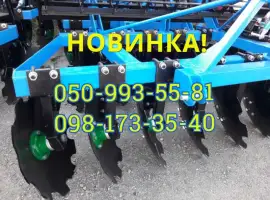Дисковые бороны навесные прицепные БДФ-1.8(2.1-2.4-2.8) для МТЗ-80, 82, 892, ЮМЗ