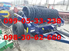 Зображення для оголошення КАТОК ЗУБЧАТО-КОЛЬЧАТЫЙ КЗК-6-01 Каток зубчато-кольчатый КЗК-6 – является полуприцепным