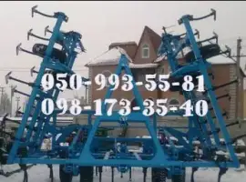 Сплошной культиватор КГШ 8, 4 с катком и пружиной почвообрабатывающий