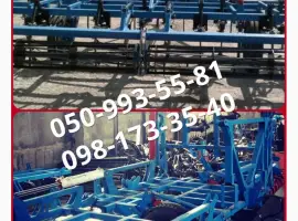 Культиватор КГШ 8.4 з котком та пружинами для суцільної культивації грунту