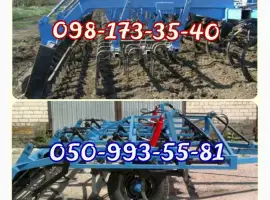 Культиваторы с катком и пружинами КГШ-4 /КГШ8, 4 м. предпосевной