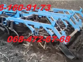 Сплошной культиватор КГШ 4 с пружинами и бороной