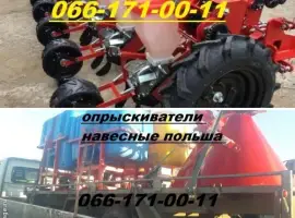 Акция! Сеялка новая УПС-8 заводская +опрыскиватель польша ОП любой +кардан