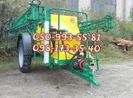 Новый прицепной опрыскиватель ОП-2000/3000+штанга 18 м-21м. Гидравлическая штанга
