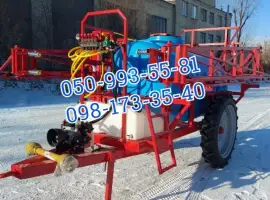 Опрыскиватель POLMARK ОП-2000/18м, прицепной, тройная форсунка КАС