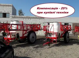 Причіпний обприскувач ОШШ 3000 л штанга 24 м (АСУ BRAVO 180) - КОМПЕНСАЦІЯ - 25%
