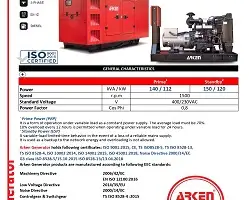 Зображення для оголошення Промисловий генератор ARKEN 150 120