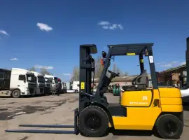 Зображення для оголошення Вилочный дизельный погрузчик Mitsubishi с мачтой триплекс для работы в контейнере