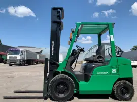 Зображення для оголошення Газ-бензиновый вилочный погрузчик Mitsubishi с двумя дополнительным секциями гидравлики