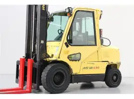 Зображення для оголошення Погрузчик вилочный Hyster H4.50XM, газ, кабина, 4.5т., 2006 г., 1706 м/ч, 4150 мм подъем