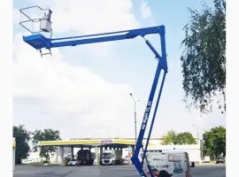 Зображення для оголошення Прицепной коленчатый подъемник Upright TL33, 12 метров рабочая высота, электро