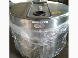 Танк охладитель молока б/у Alfa Laval 1000 открытого типа объёмом 1000 литров