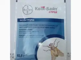 Зображення для оголошення КВІК-БАЙТ СПРЕЙ контролю чисельності різних видів мух