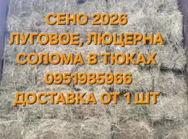 Зображення для оголошення Продам Сено для сельхоз животных. Отличное качество. Низкие цены. Доставка