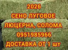 Зображення для оголошення Сено в тюках мешках (луговое
