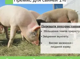 Зображення для оголошення Премикс 1% для поросят старт(Швеция)