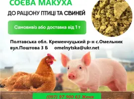 Зображення для оголошення Продам Соєва макуха