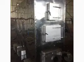 Котёл термомасляный. Масляный котёл. Котёл на лузге