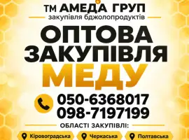 Куплю мед постоянно Черкасская Кировоградская обл