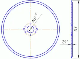 Диск сеялки Horshg