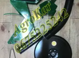 Туковый сошник в сборе с дисками AP2928 на сеялку Джон Дир