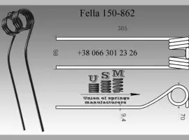 Зуб пружинный Fella 150862