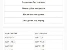 Зображення для оголошення Цепные звездочки для приводных цепей