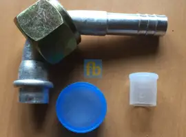 Зображення для оголошення Фітинг алюмінієвий кутовий 10 гайка 12 (1.1/16‐14UNS)