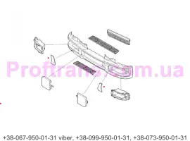 Зображення для оголошення 504042187 Накладка фары левая IVECO EUROCARGO 04-08 Ивеко Єврокарго