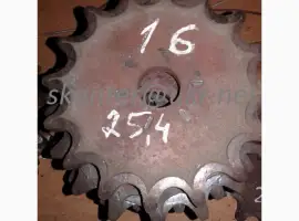 Звездочка зірочка крок t=25.4 зуб =16
