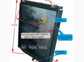 Радиатор водяной для комбайна CLAAS MEGA 208
