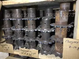 Полумуфта гноєрозкидача ПРТ-10/7, РОУ-6, z-12, z-14, шліцева, під підшипник