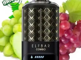 Зображення для оголошення Сигарета ELF BAR COMBO 25000 тяг. Перемикання смаків. Зелене яблуко-Виноград