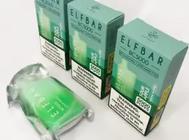 Зображення для оголошення Ел сигарета ELF BAR 5000 тяг Кисле яблуко 5%