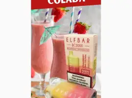 Зображення для оголошення Ел сигарета ELF BAR 5000 тяг Полунична Піна Колада 5%