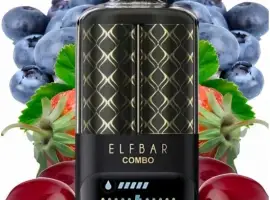 Зображення для оголошення Електронка ELFBAR Combo 25000 тяг. Перемикання смаків:Чорниця-Кисла Малина<=>Вишня