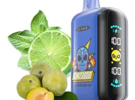 Зображення для оголошення Електрона сигарета ELF BAR GH 5% 23000 тяг, Зелена Слива - Кислий Лайм