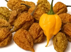Зображення для оголошення Сушений перець гострий Carolina Reaper Yellow