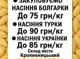 Закупівля насіння гарбуза