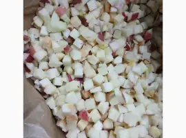 Зображення для оголошення Продам яблуко кубик 10/10 зі шкіркою заморожене