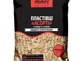 Зображення для оголошення Пластівці Асорті 3 злаки ТМ «Holm’s»