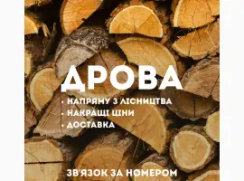 Продаємо ДРОВА твердих порід