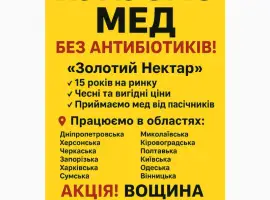 Зображення для оголошення Купуємо МЕД-гуртом"Золотий Нектар"