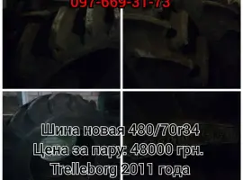 Зображення для оголошення Новая шина 480/70r34 Trelleborg 2011 года