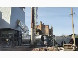 Зерносушарка на пелеті та дровах